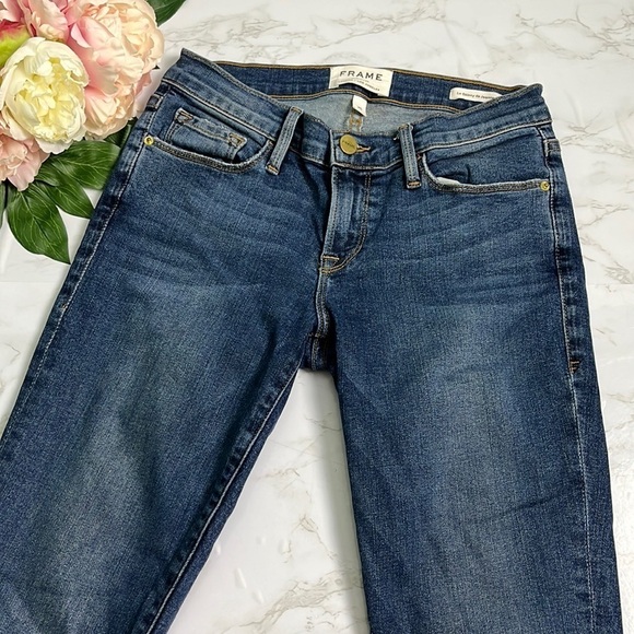 Frame Denim Denim - Frame Denim Women's Le Skinny De Jeanne Cotton-Blend Jeans Size 25